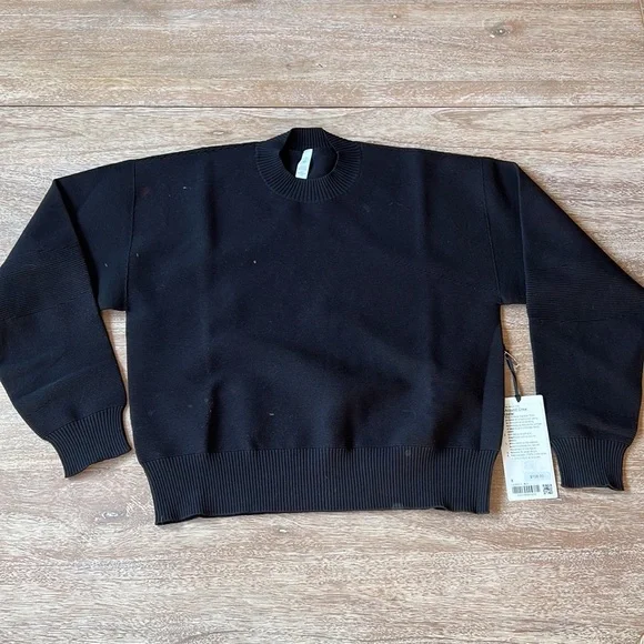 Lululemon AllAround Crewneck Sweater Black - Picture 6 of 8